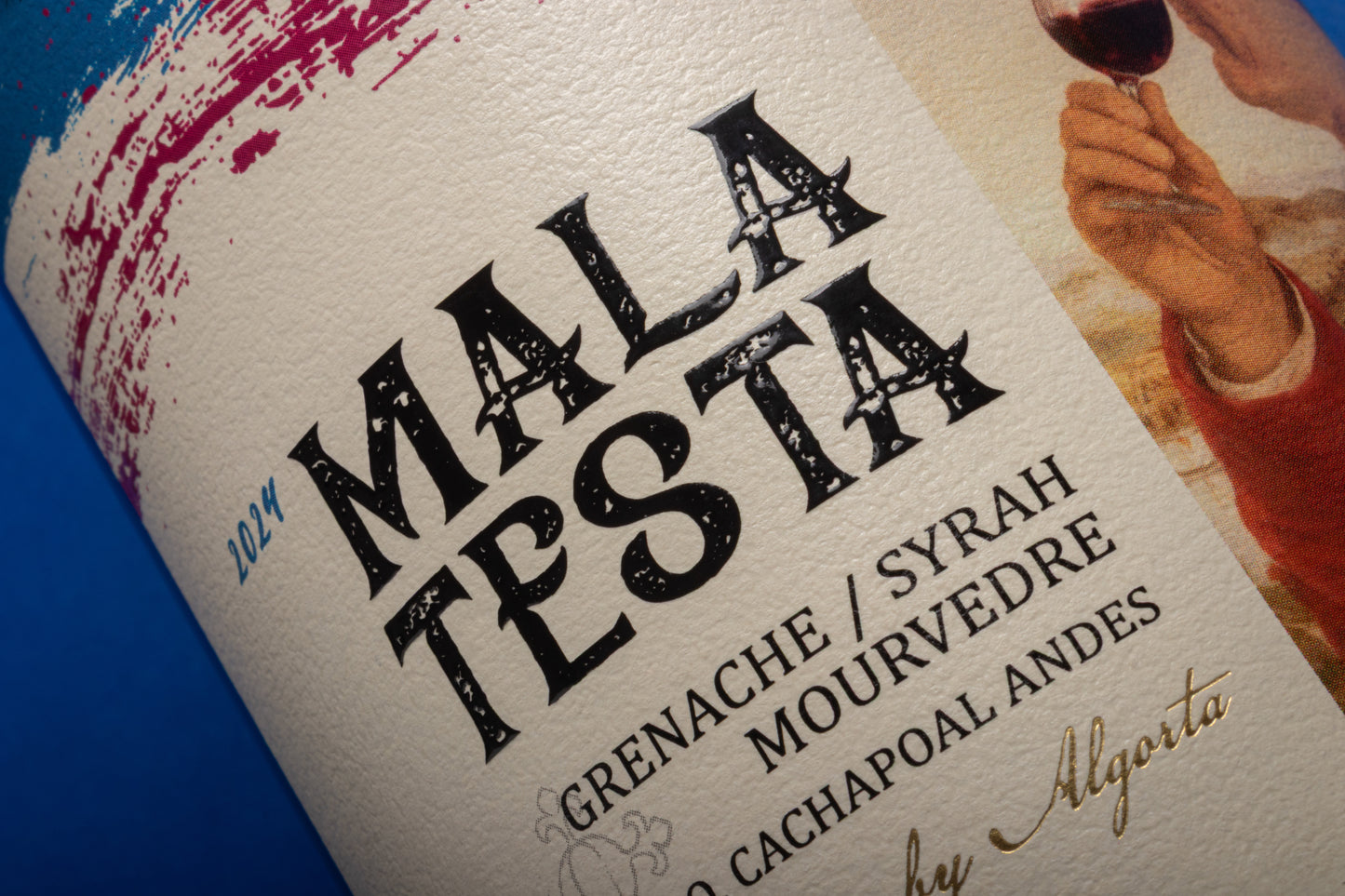 MALA TESTA - GSM (Grenache / Syrah / Mourvedre) - 6 BOT 750 ML