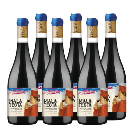 MALA TESTA - GSM (Grenache / Syrah / Mourvedre) - 6 BOT 750 ML